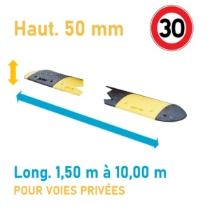 Ralentisseur 50 mm voies privées